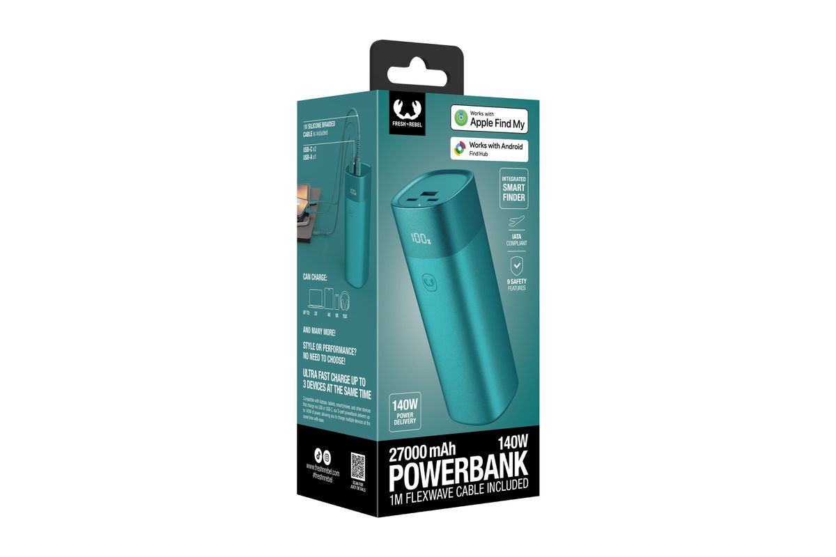Fresh 'n Rebel Powerbank 27000 mAh Teal
