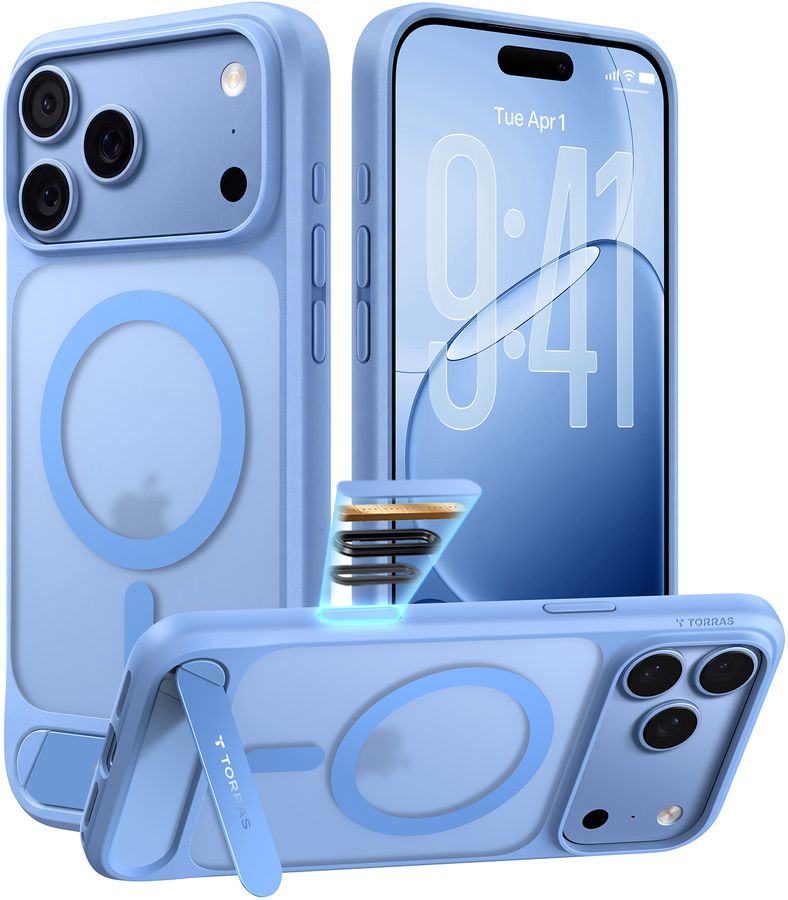 Torras Ostand iPhone 18 Pro Max Blue