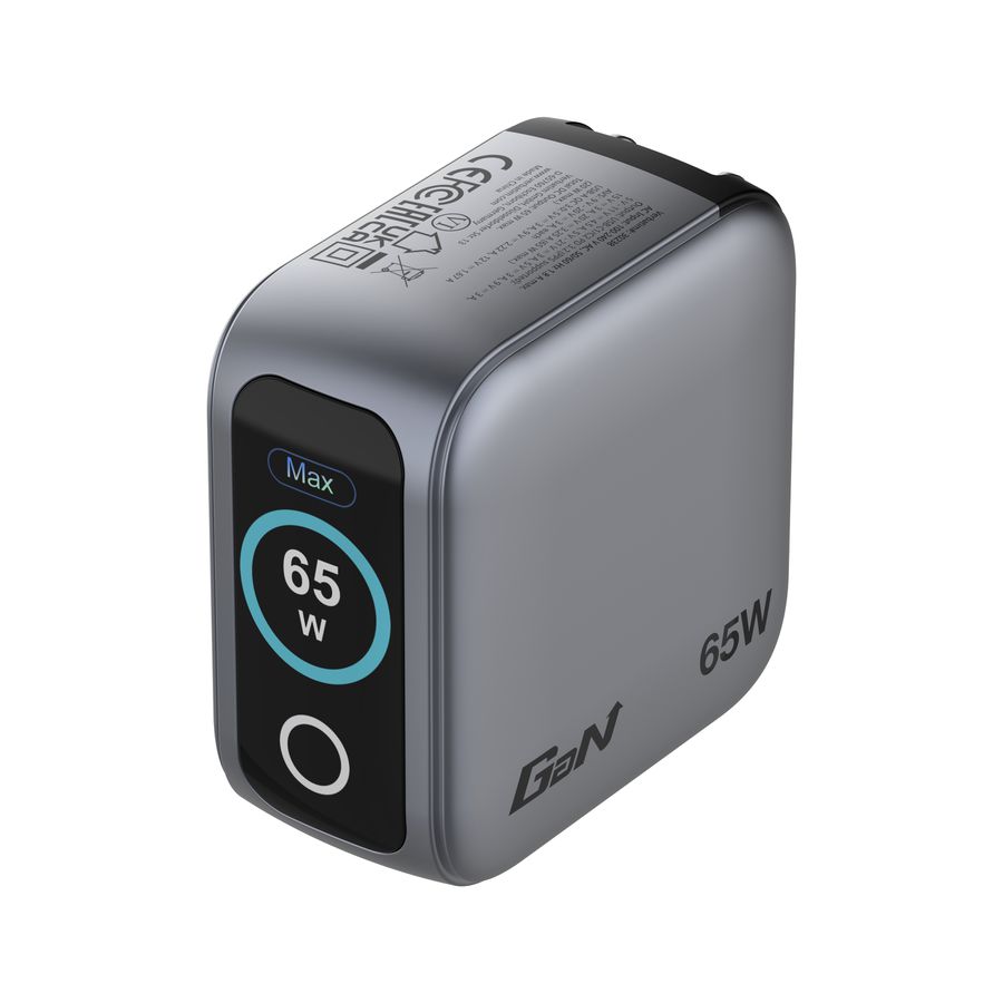 Verbatim Mini GaN Charger 65W Display