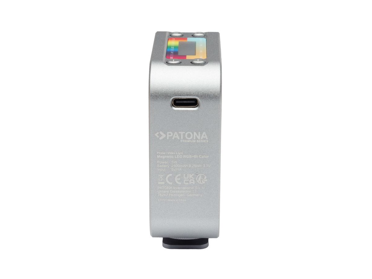 Patona doppelseitige RGB Videoleuchte