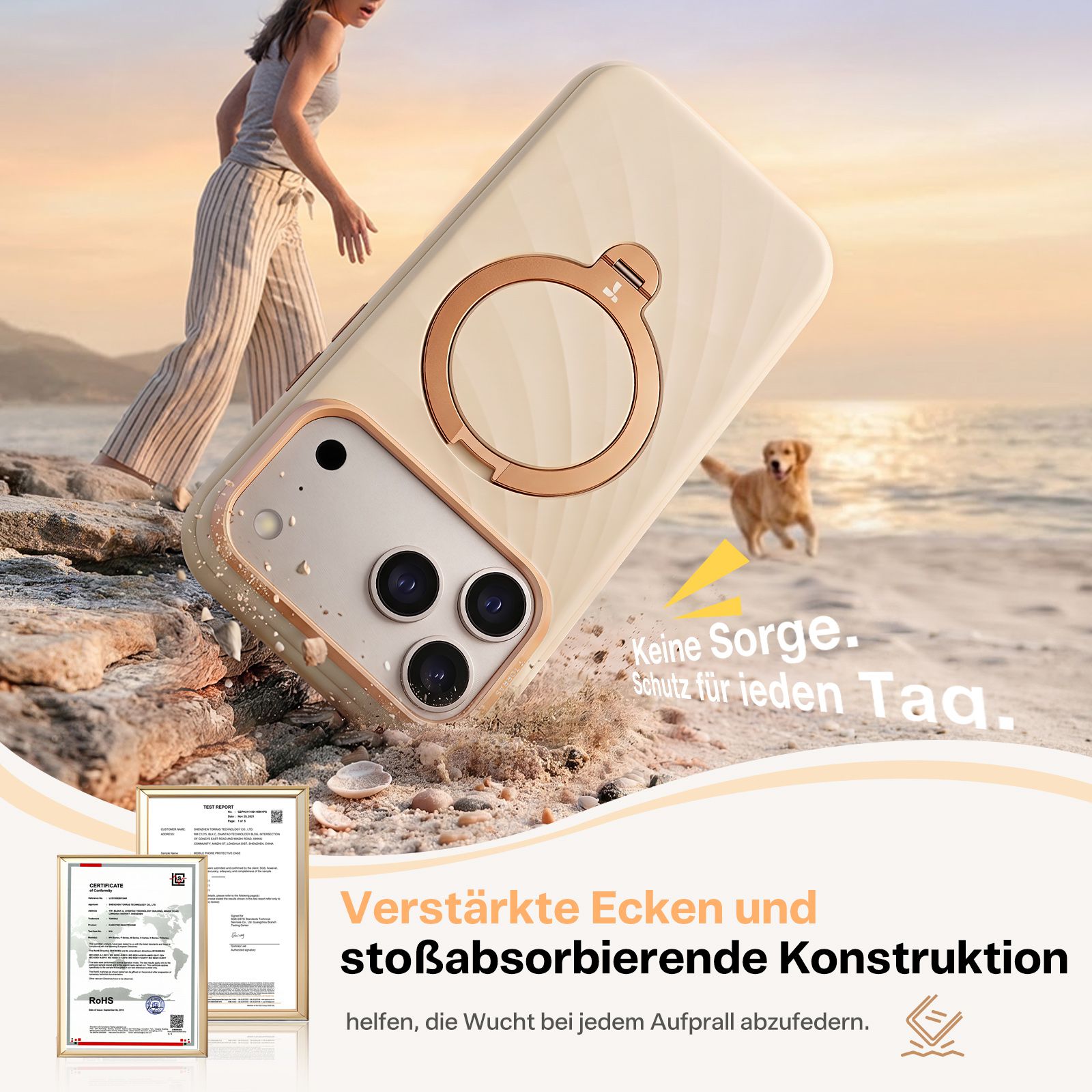 Torras Ostand Wind iPhone 18 Pro Orange