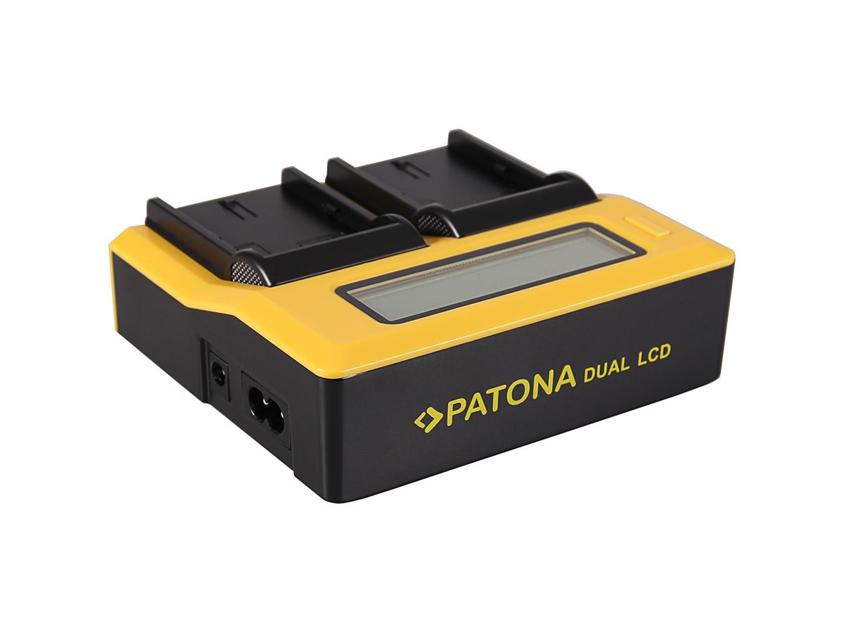 Patona Dual LCD Charger Canon LP-E6