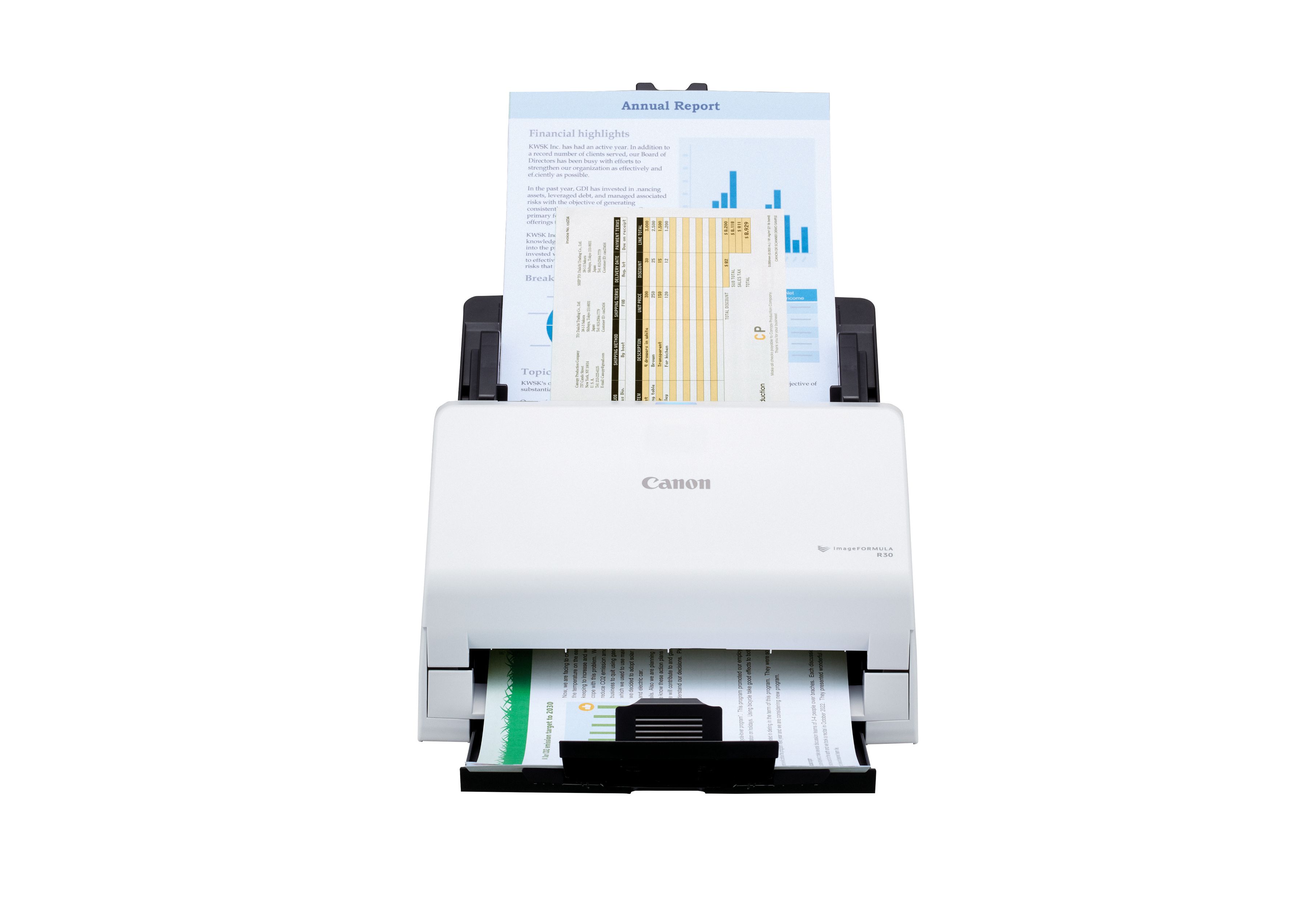 Canon ImageFORMULA R30 Document Scanner