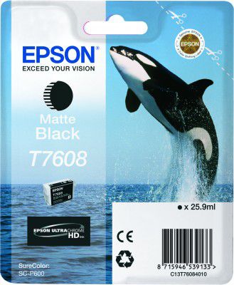 Epson Ink T0760 UltraChrome Matte black