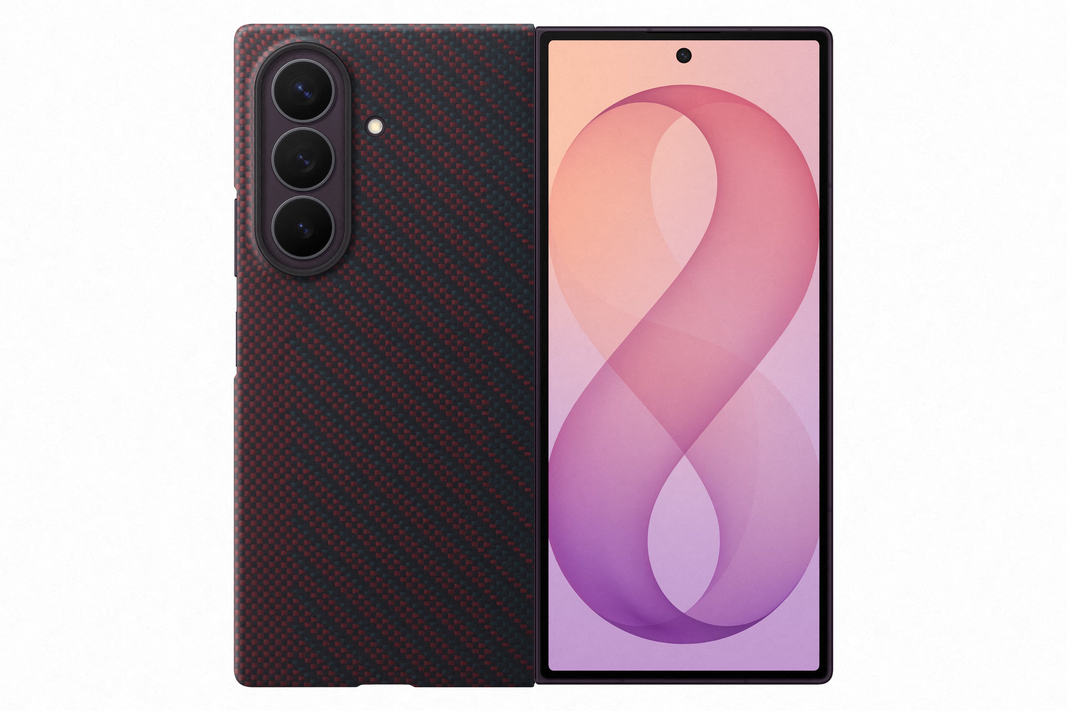 Samsung Fold 8 Ultra Carbon Magnet C Red