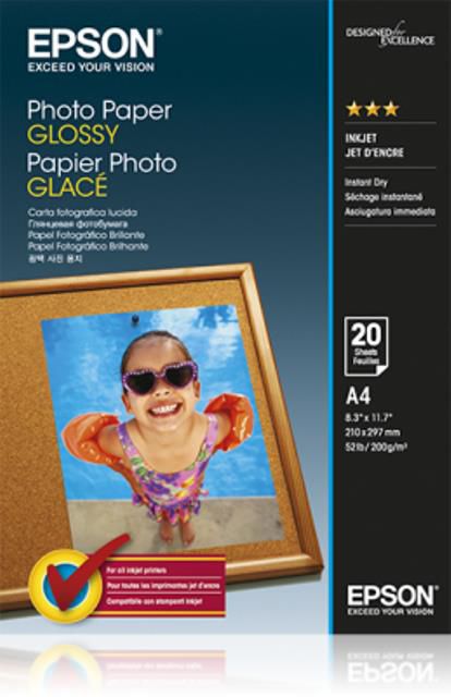 Epson Photo Paper Glossy,  A4, 200g/m2