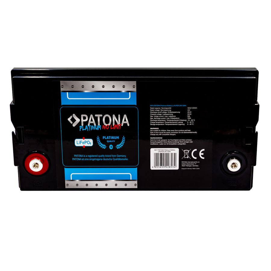 Patona Platinum Battery LiFePO4 24V 50Ah