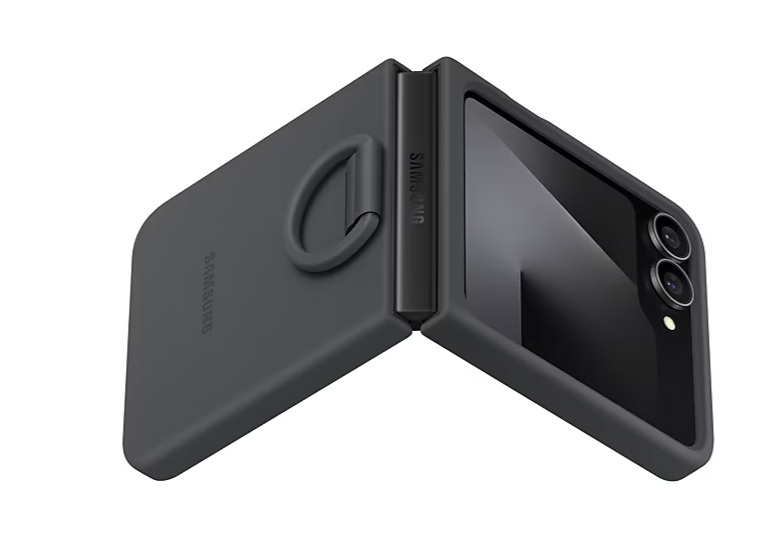 Samsung Z Flip 7 FE Silicone Case Black