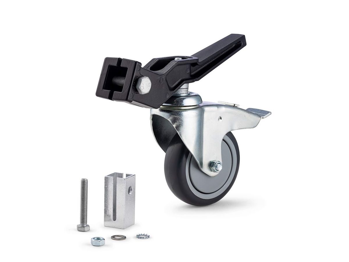 Avenger Wheel Set 3 w/Brakes Black
