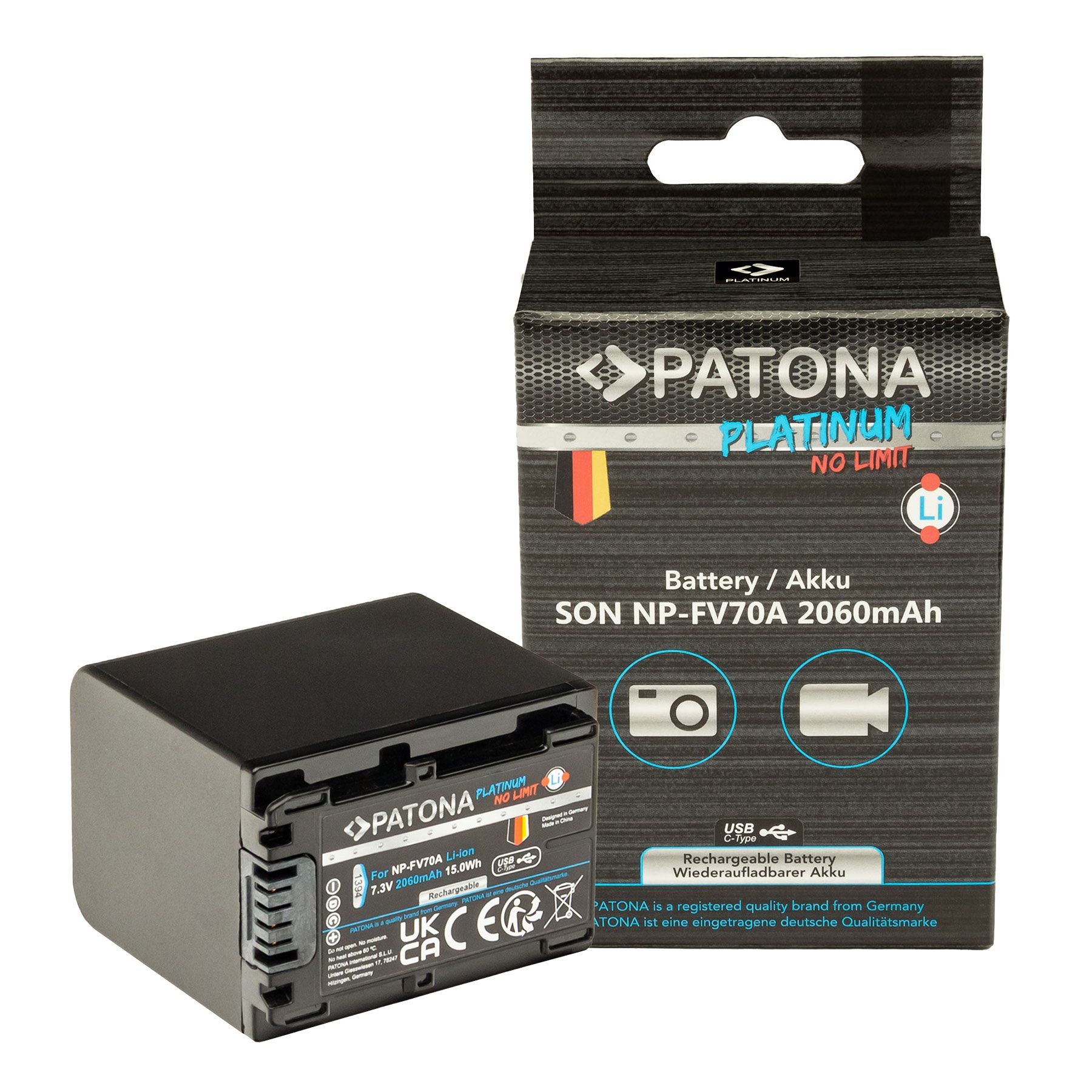 Patona Platinum USB-C Sony NP-FV70