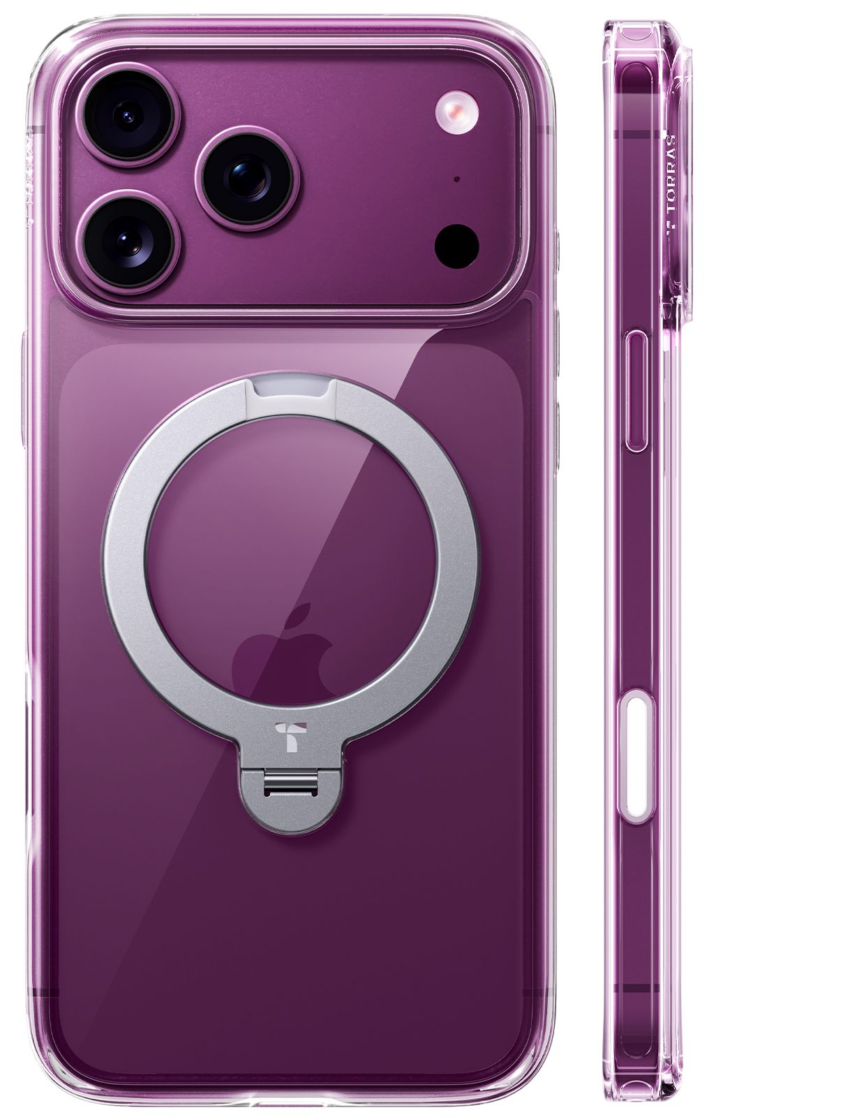 Torras Ostand Spin iPhone 18 Pro Clear
