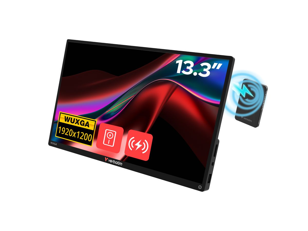 Verbatim Touch Monitor 13.3" Wireless