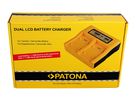 Patona Dual LCD Charger Canon LP-E6