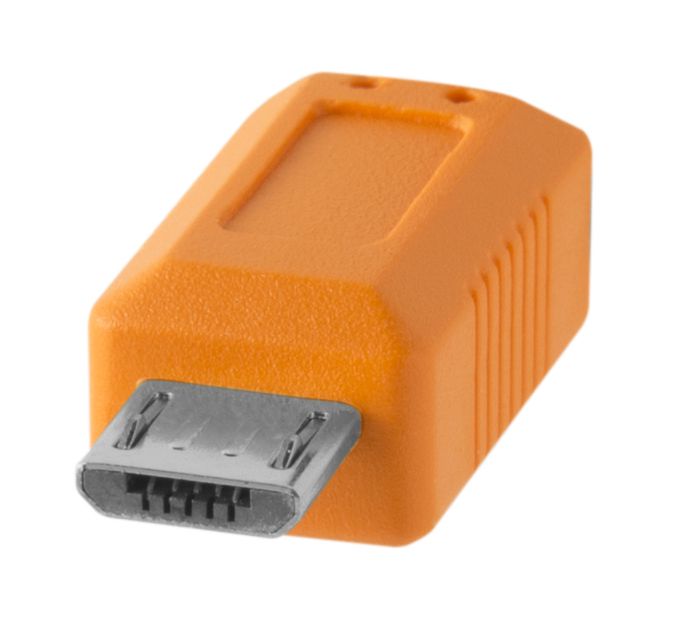 TetherPro 2.0 Micro-B 5-Pin 4.6m Org