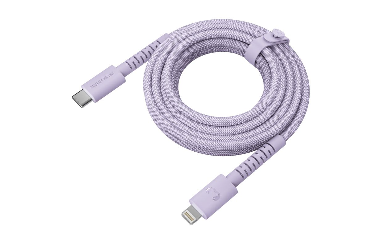 Fresh 'n Rebel USB-C to Lightning Lilac