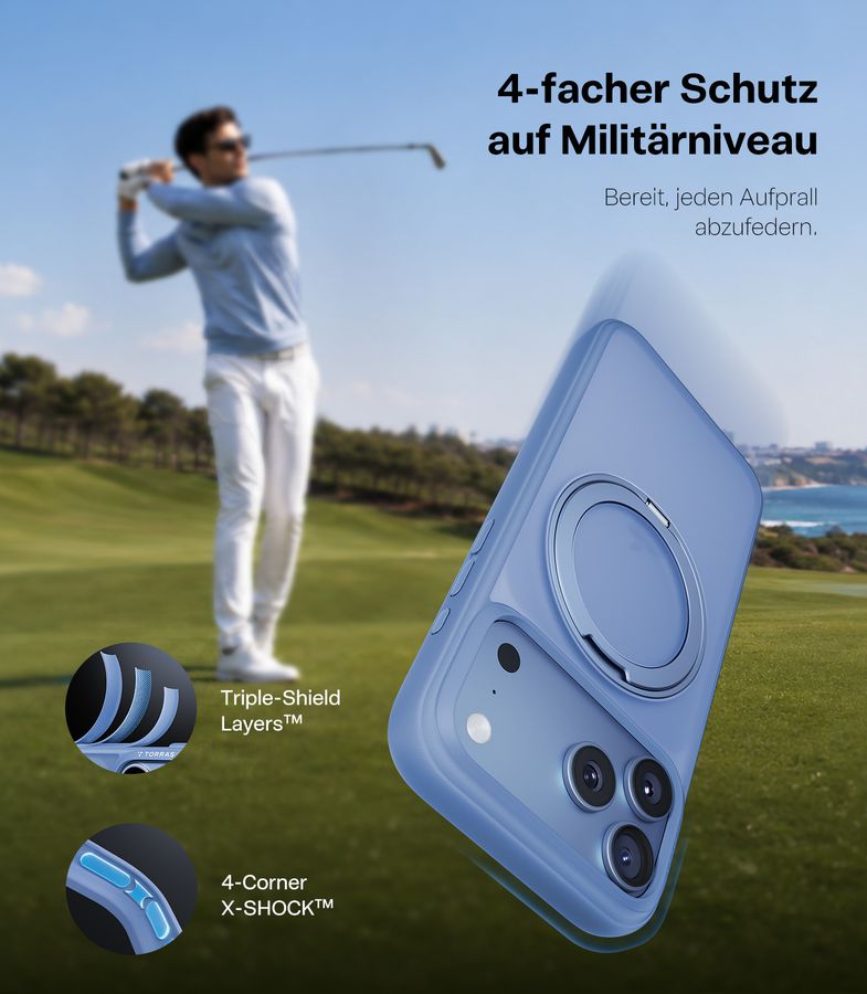 Torras Ostand Guardian iP 18 Pro blue
