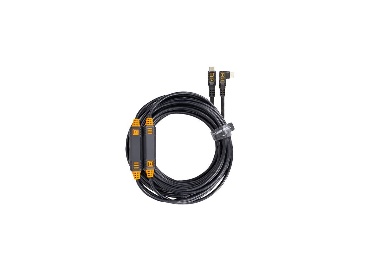 TetherPro Optima 10G USB-C 9.4m RT Blk
