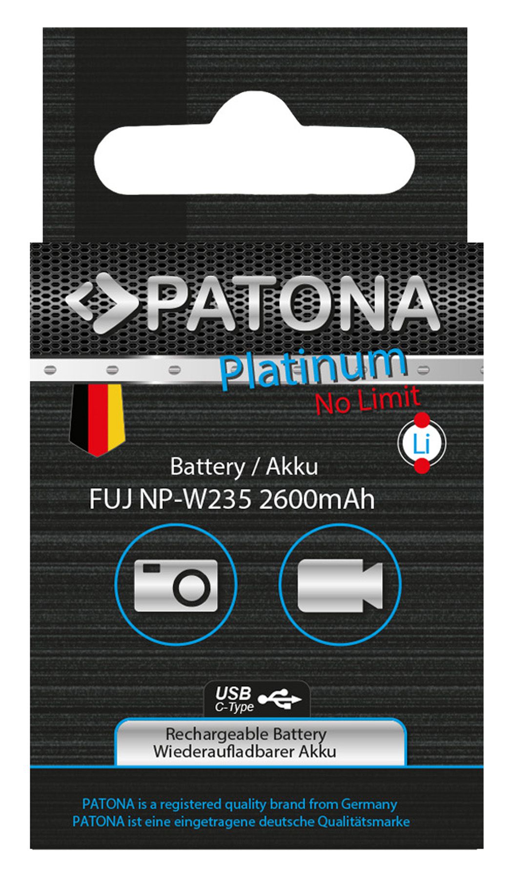 Patona Protect Batterie Fuji NP-W235