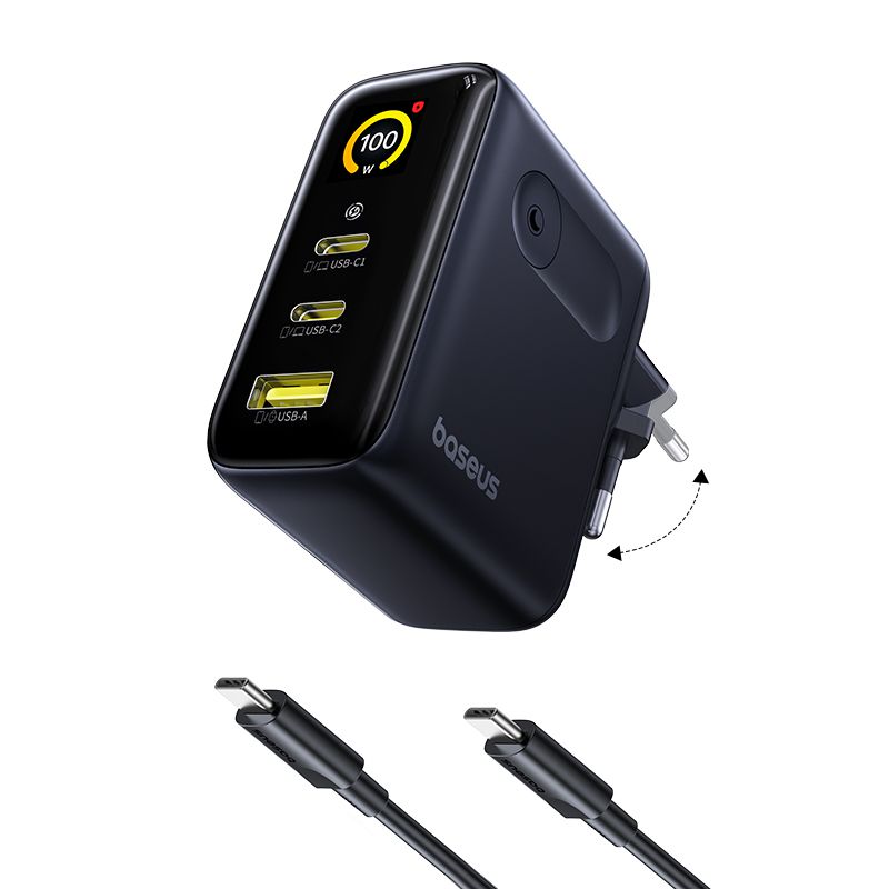 Baseus PicoGo Display Fastcharg.100W Bl.