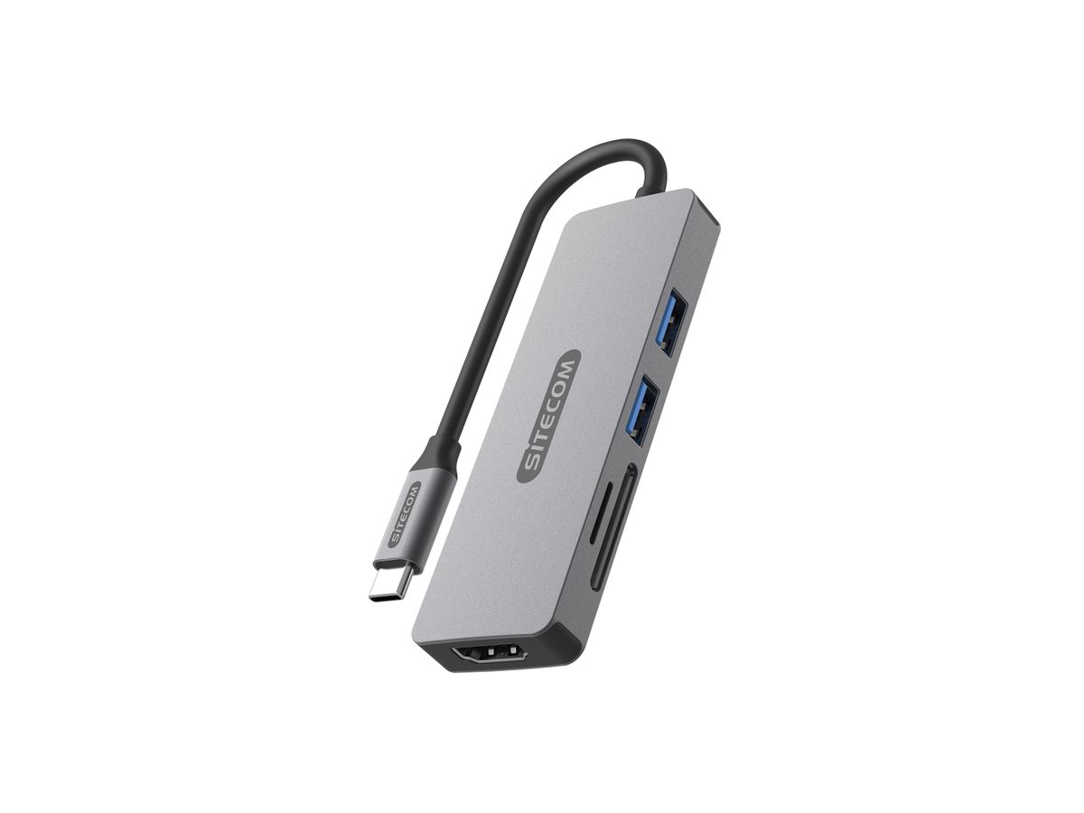 Sitecom 5 in 1 USB-C Multiport Adapter