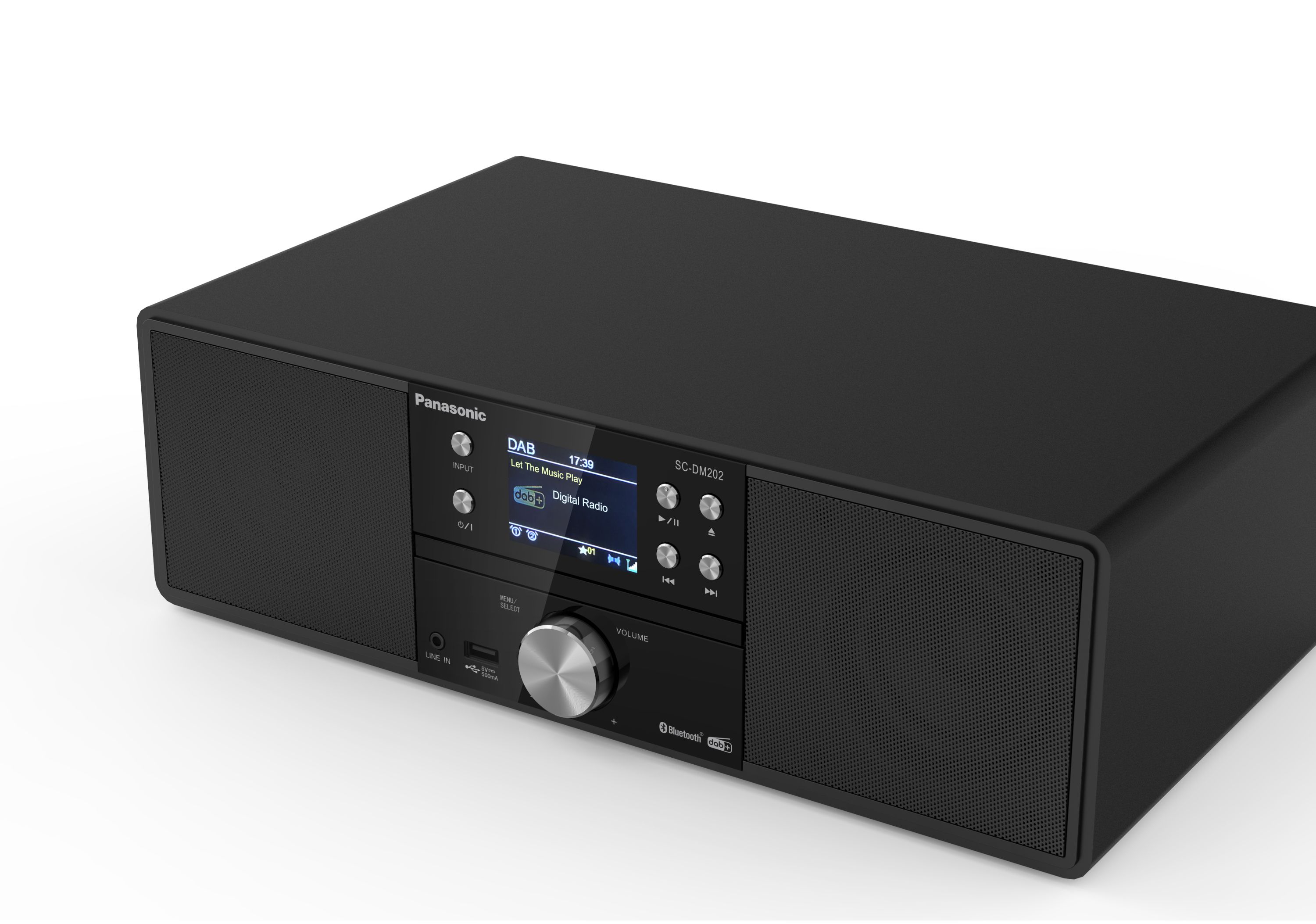 Panasonic Hifi Bluetooth DM202 Black