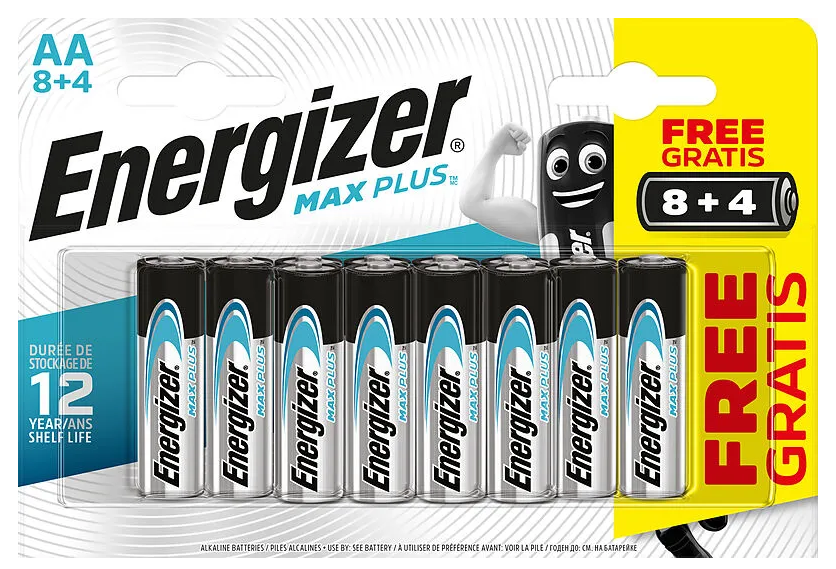 Energizer Max Plus Mignon AA 8+4