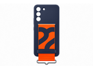 Samsung S22 Silicone Cover Strap navy