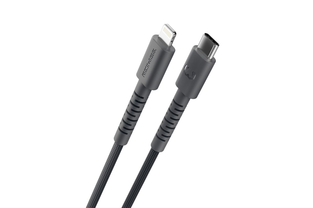 Fresh 'n Rebel USB-C to Lightning Grey
