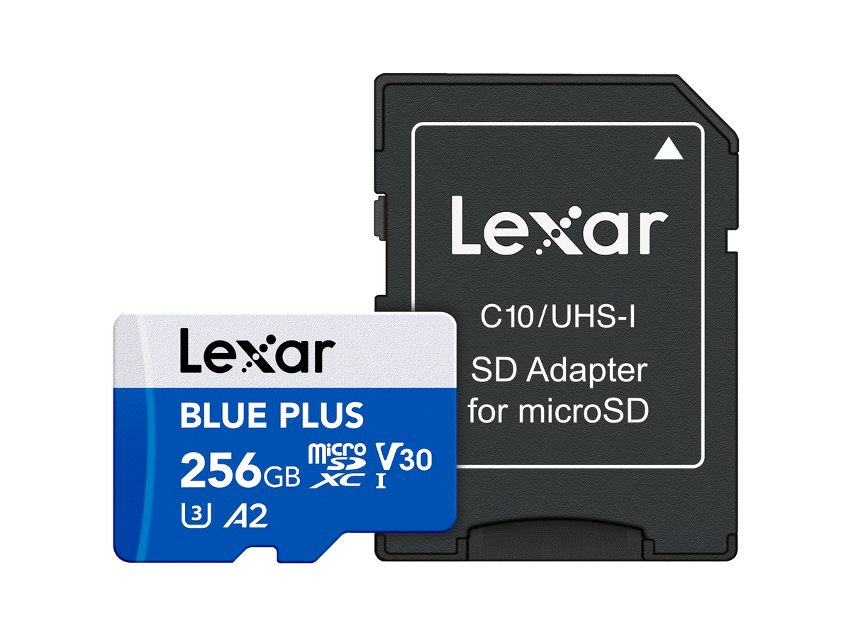 Lexar microSDXC 100MB/s Blue Plus 256GB