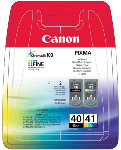 Canon PG-40BK & CL-41COL Multipack