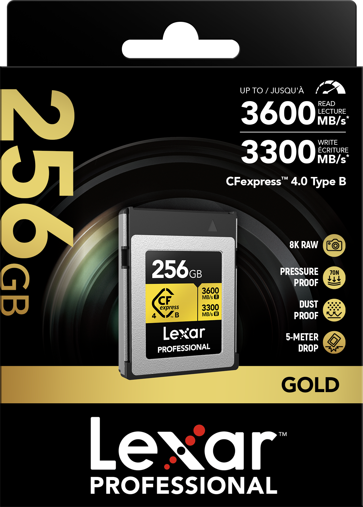 Lexar 3600MB/s CFexpress 4.0 256GB Gold