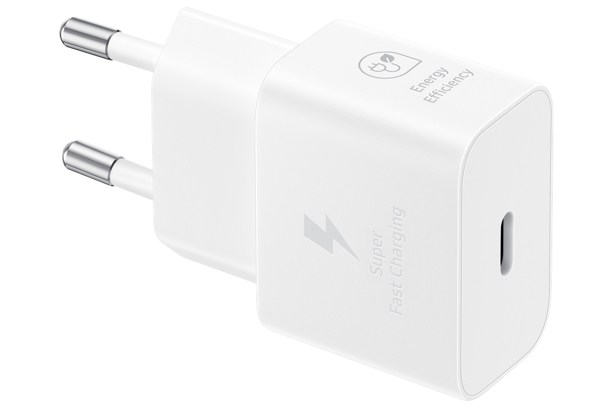 Samsung 25W PD Power Adapter white