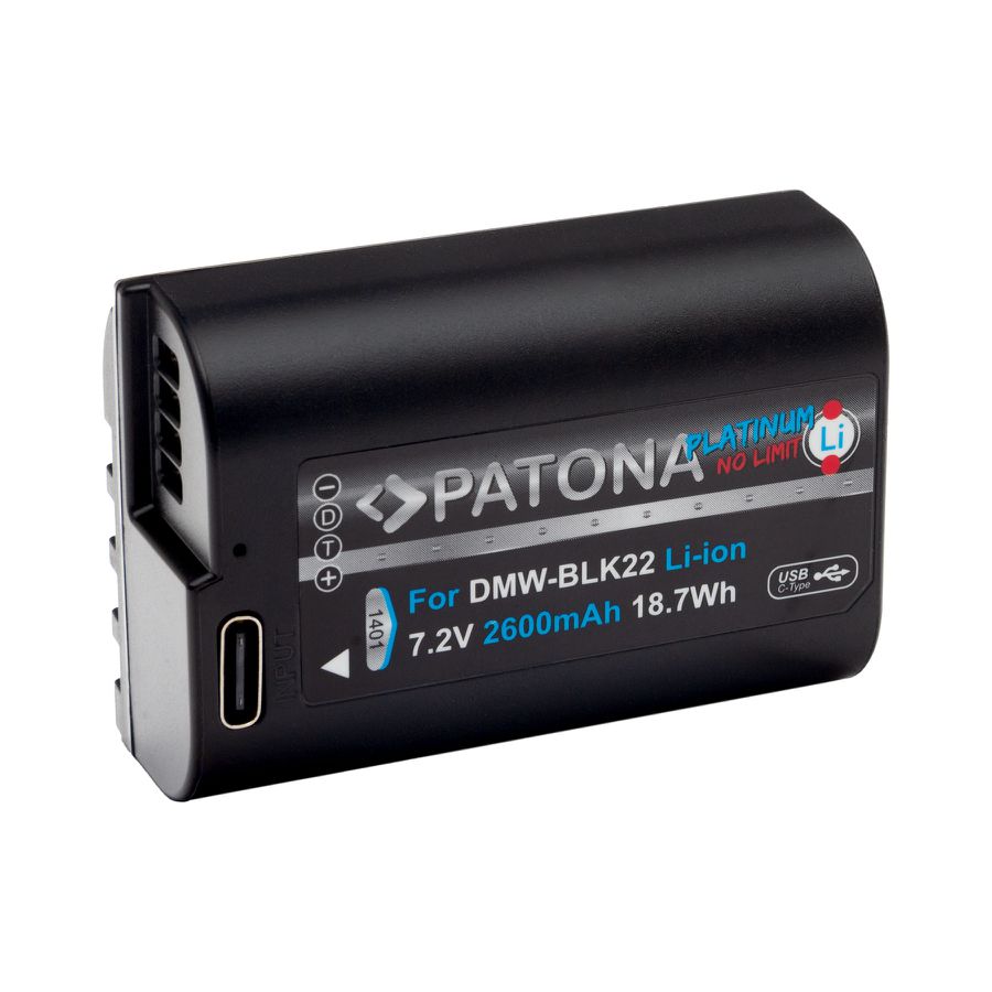 Patona Platinum USB-C Panasonic BLK22