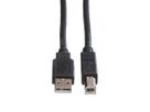 Roline USB 2.0 Kabel, A-B black (3.0 m)