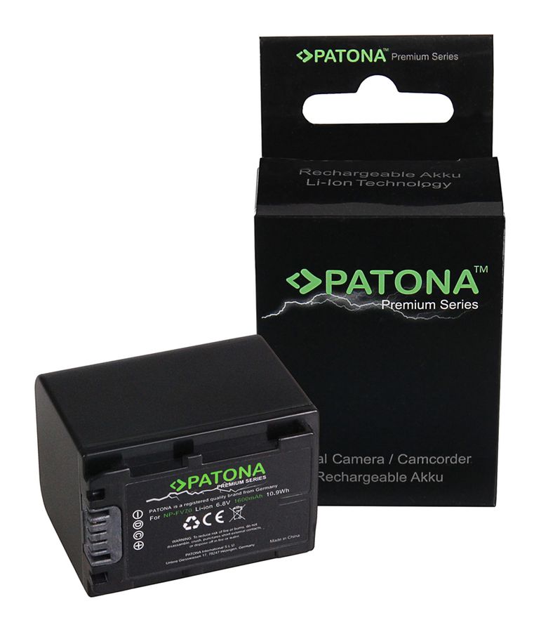 Patona Premium Batterie Sony NP-FV70