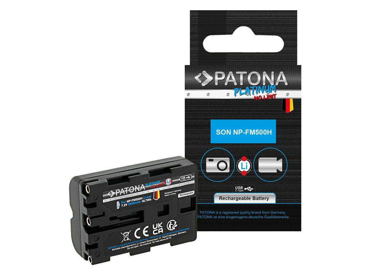 Patona Batterie Sony NP-FM500H