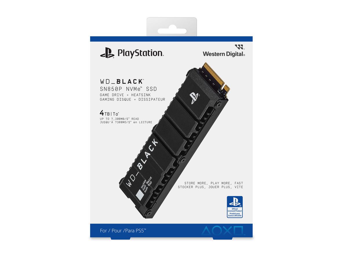 WD Black SN850P NVMe SSD for PS5 4TB