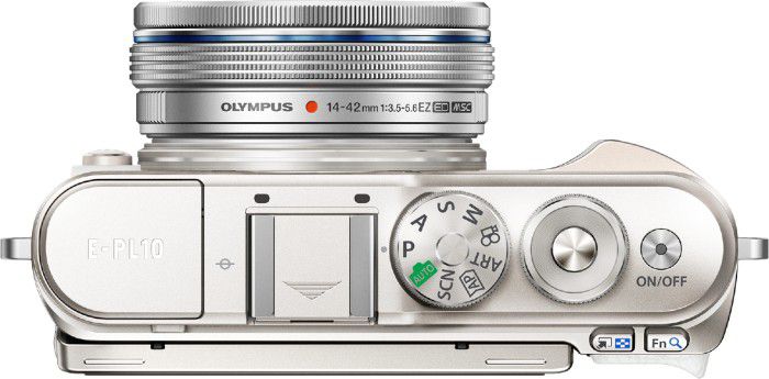 Olympus E-PL10 Pancake Zoom Kit wht/slv