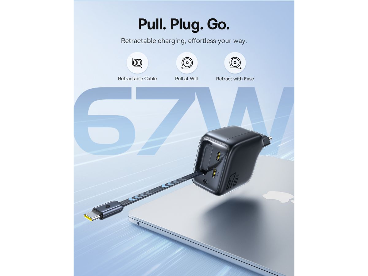 Baseus EnerCore Fastcharg.67W Retr.Cab.