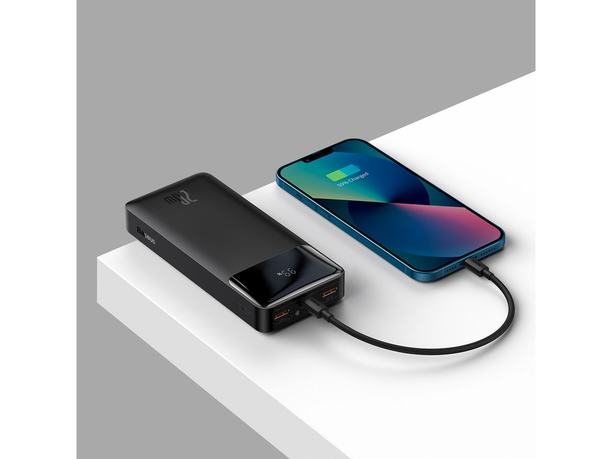 Baseus Bipow Powerbank 20000 mAh Black