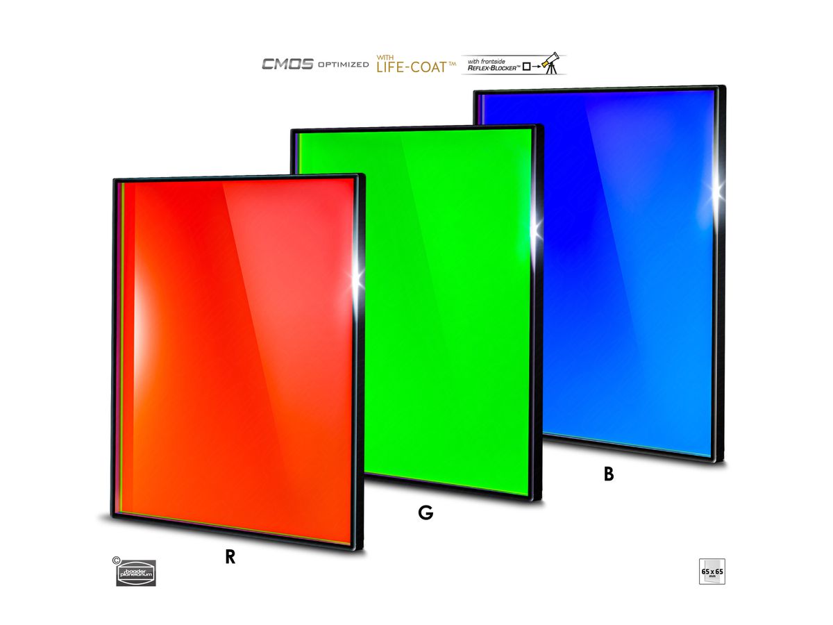 RGB 65x65mm Filterset  CMOS-optimized