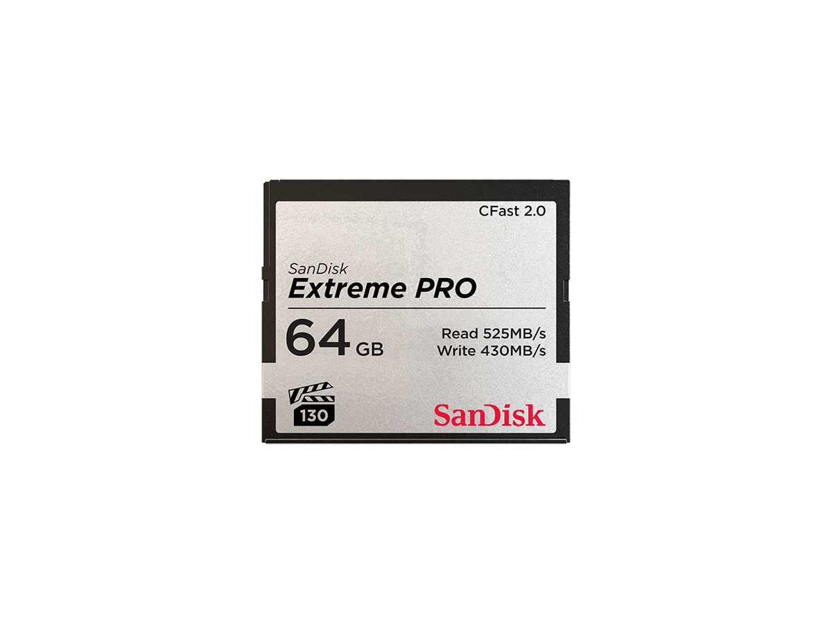 Sandisk CFast ExtremePro 525MB/s 64GB