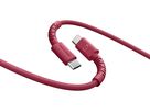 Fresh 'n Rebel USB-C to USB-C Berry Red