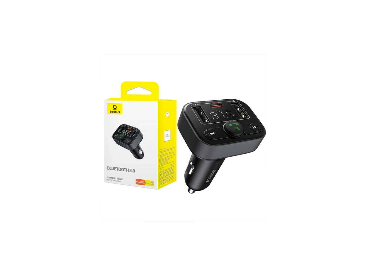 Baseus Car FM Transmitter Cluster Black