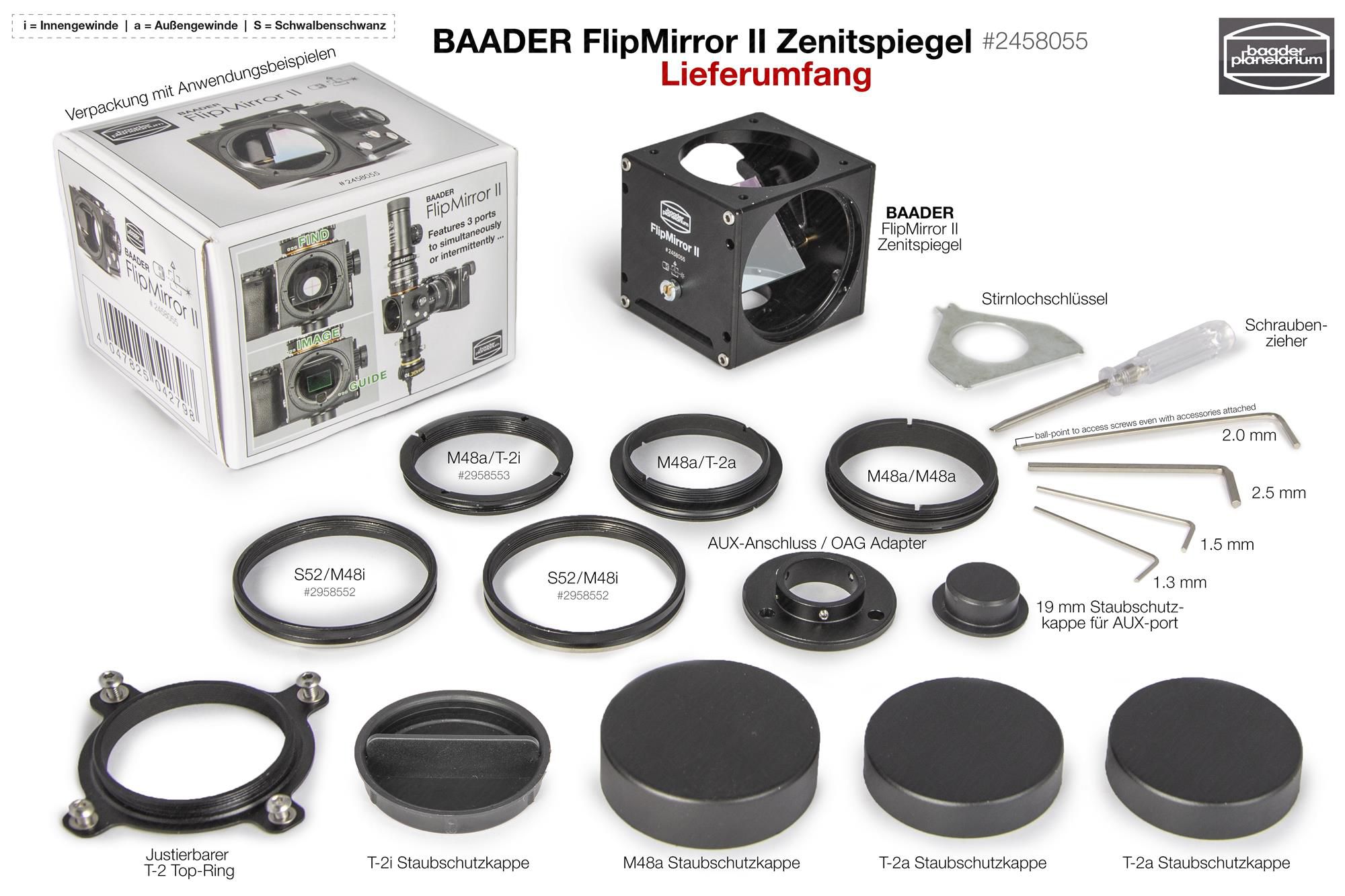 Baader FlipMirror II Zenitspiegel BFM II