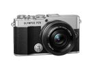 Olympus E-P7 Pancake Zoom Kit silver/blk