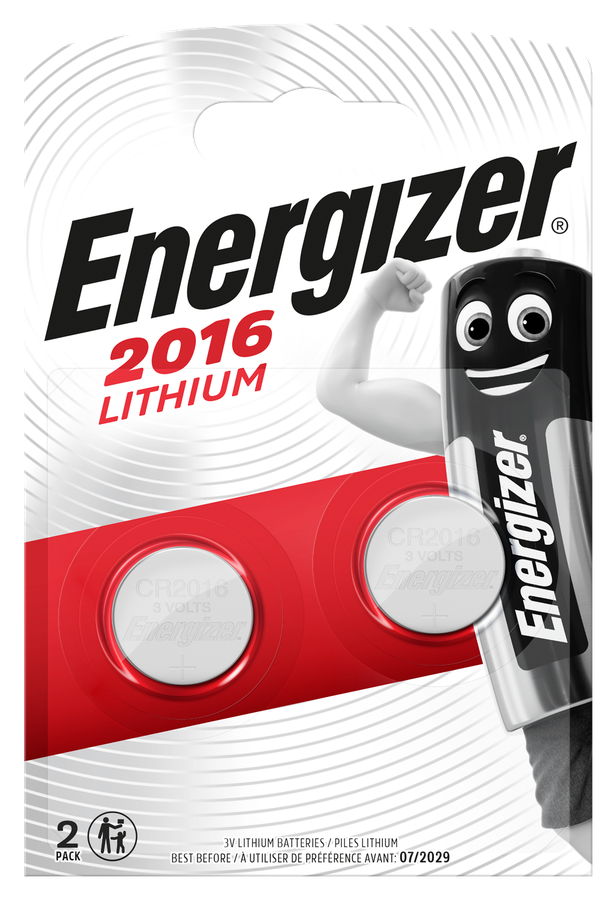 Energizer CR 2016 Lithium 3.0V FSB-2
