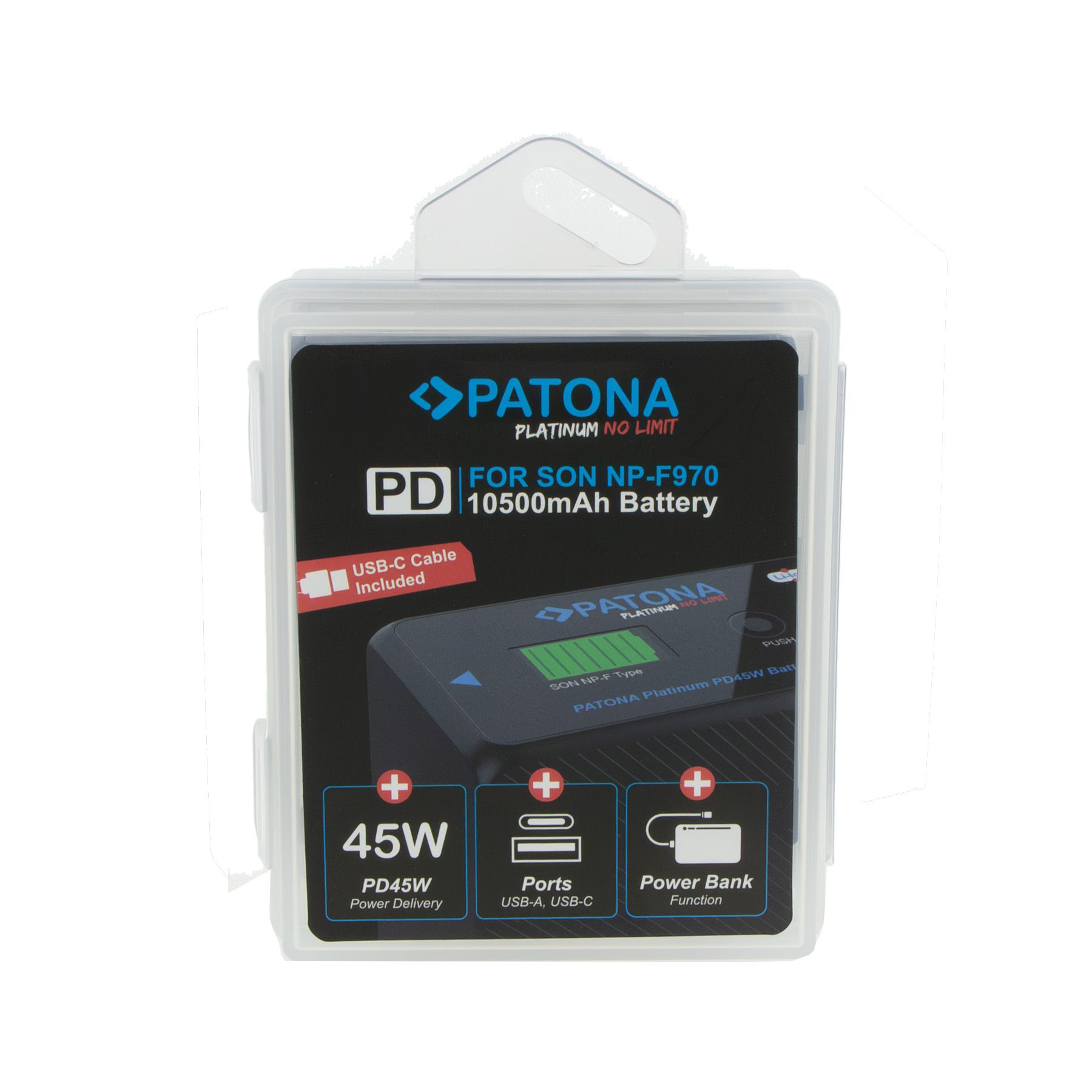 Patona Platinum USB-C Sony NP-F970 PD45W