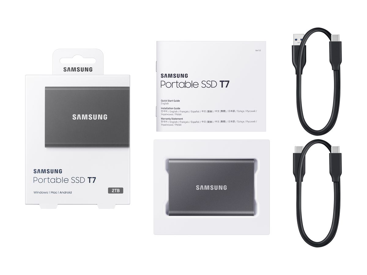 Samsung PSSD T7 2TB grey