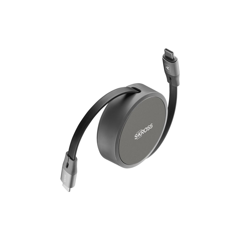 Skross Link Roll Cable USB-C 100cm 100W